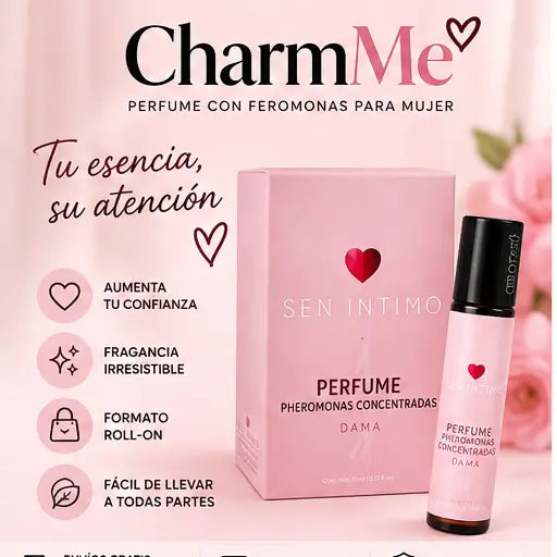 💗 CharmMe™ | Perfume con Feromonas para Mujer ✨