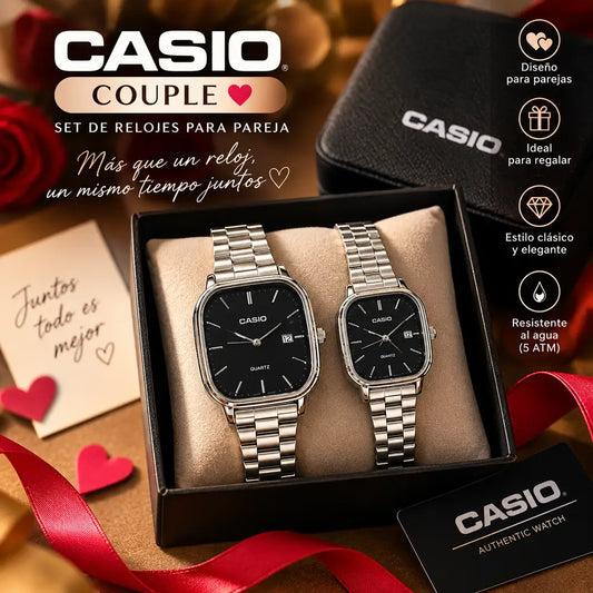 Casio Couple™ | Set de Relojes para Pareja ⌚