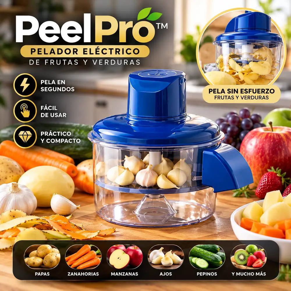 PeelPro™ | Pelador Eléctrico de Frutas y Verduras ✨