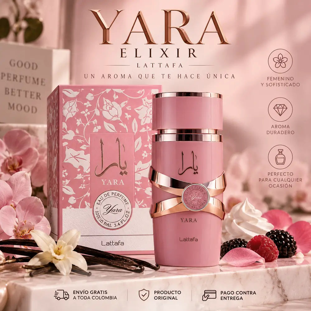 🎀 Yara Elixir™ | La Esencia Rosa de Lattafa ✨