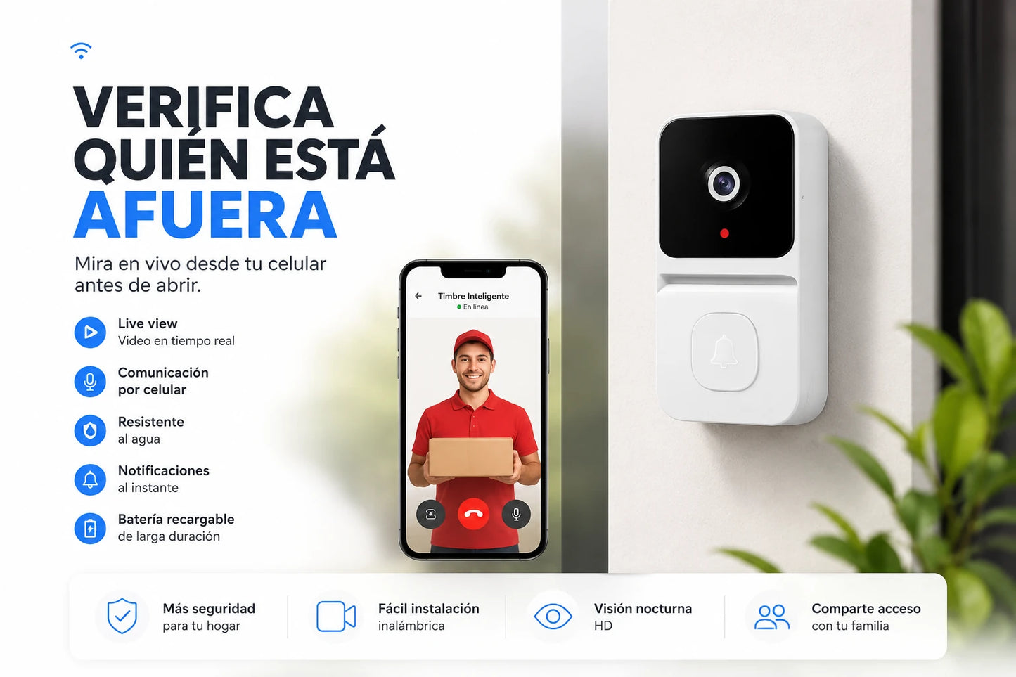 SafeBell™️ | Timbre Inteligente con Cámara